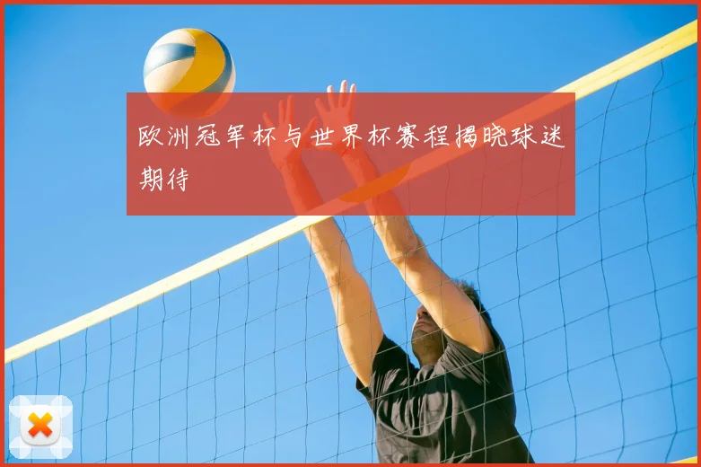 欧洲冠军杯与世界杯赛程揭晓球迷期待