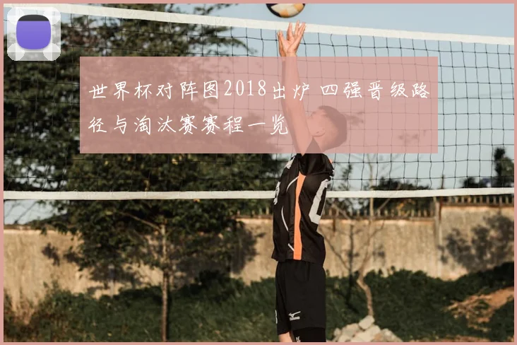 世界杯对阵图2018出炉 四强晋级路径与淘汰赛赛程一览